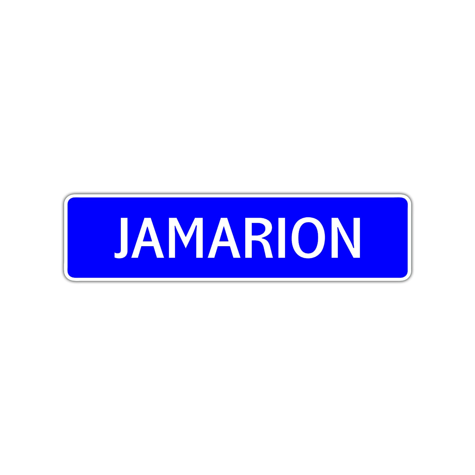 Jamarion Street Sign Children Name Room Plate