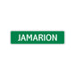 Jamarion Street Sign Children Name Room Plate