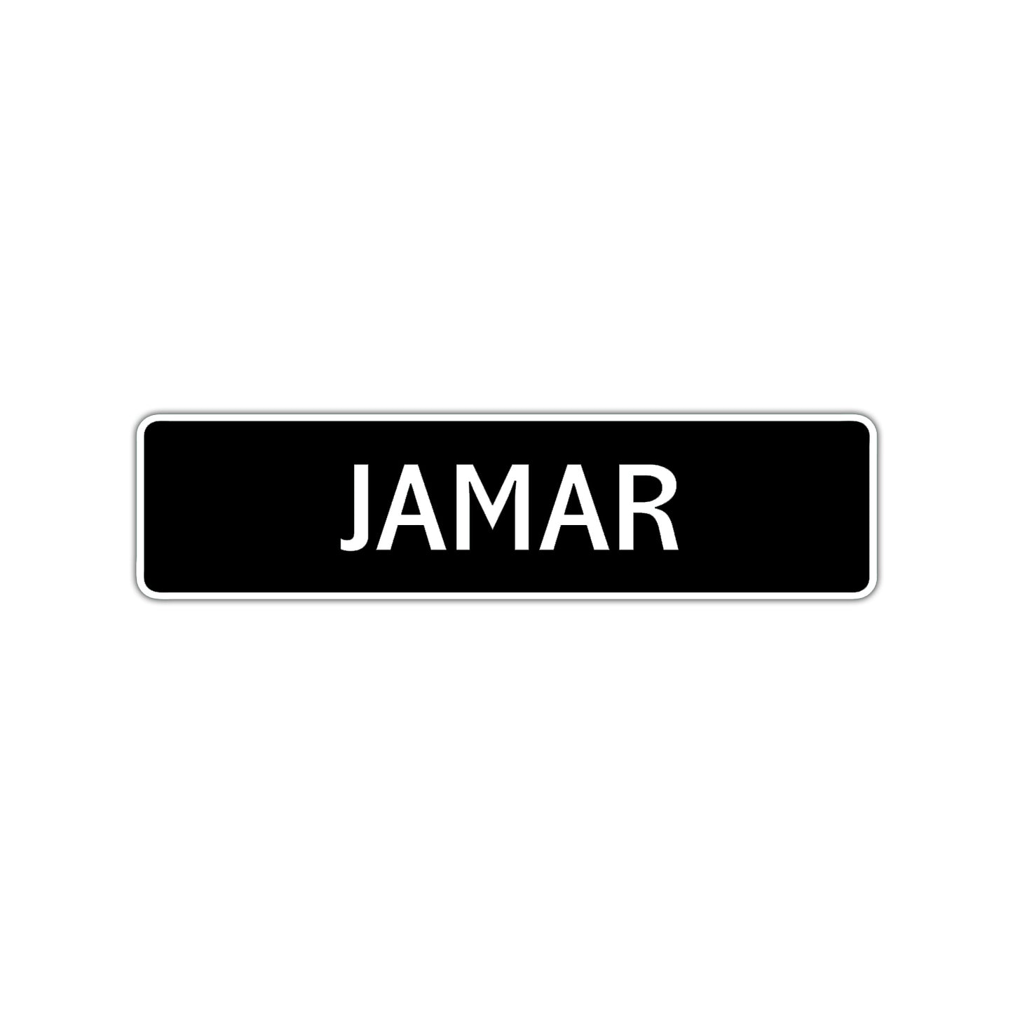 Jamar Street Sign Children Name Room Plate