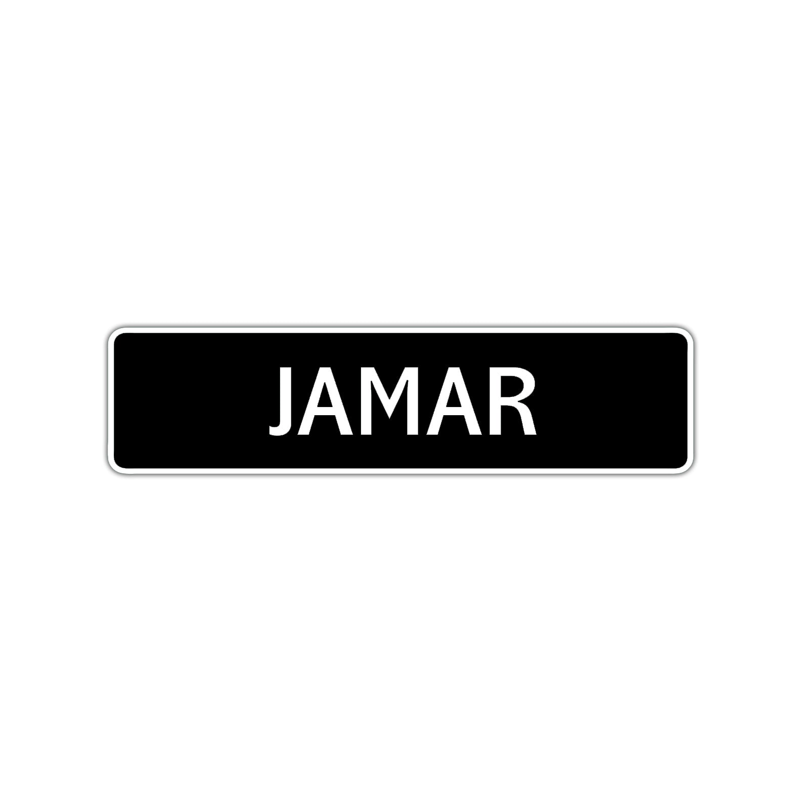 Jamar Street Sign Children Name Room Plate