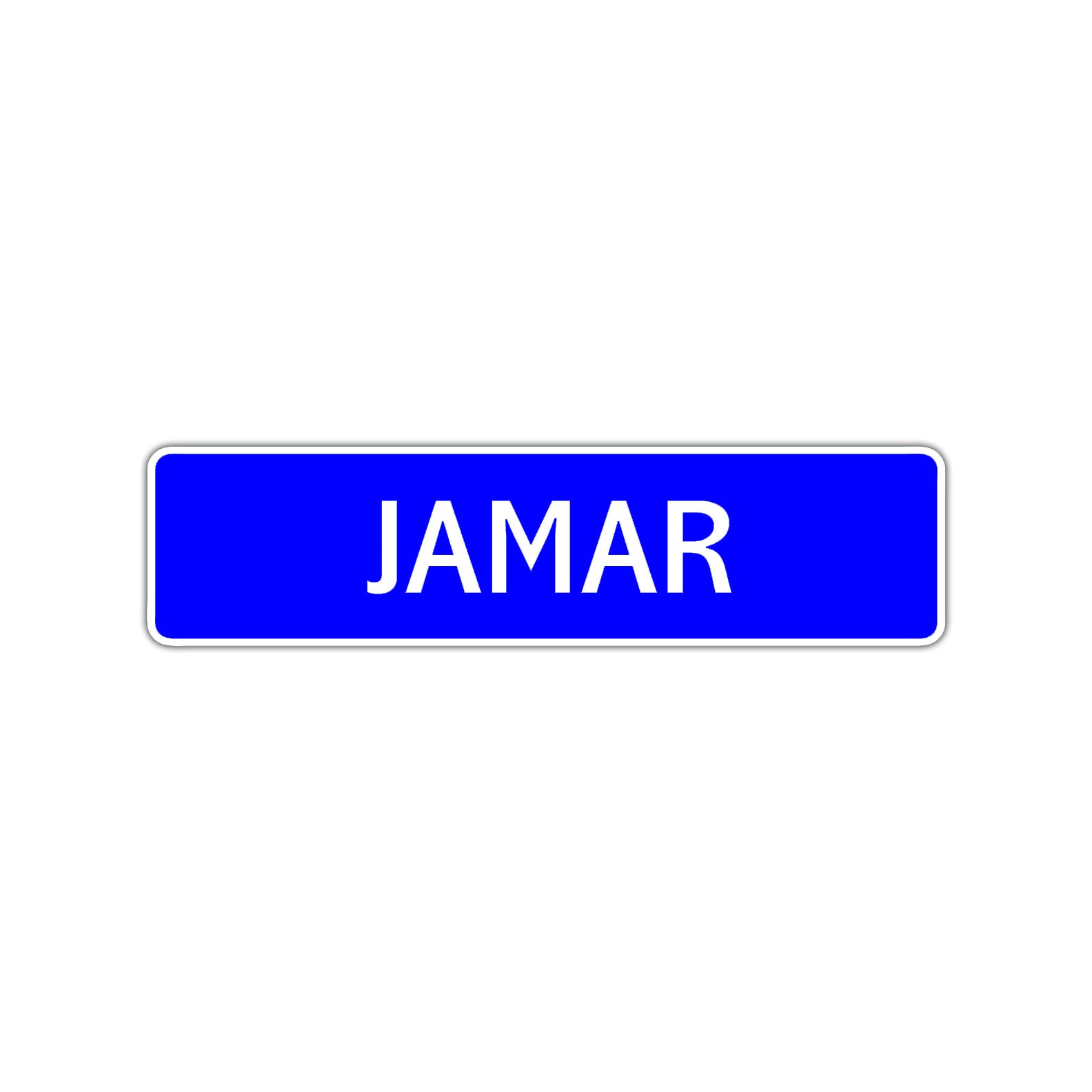 Jamar Street Sign Children Name Room Plate