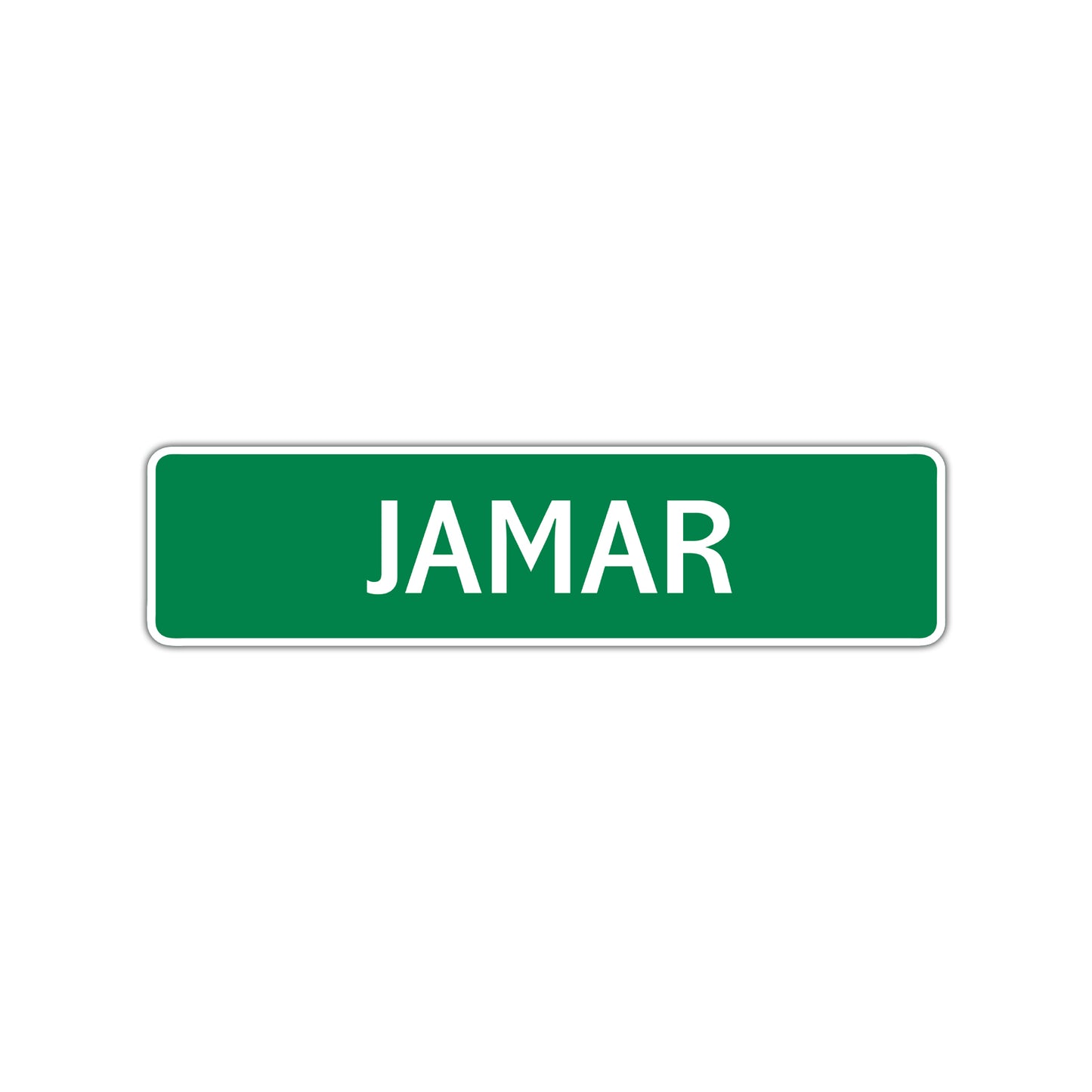 Jamar Street Sign Children Name Room Plate