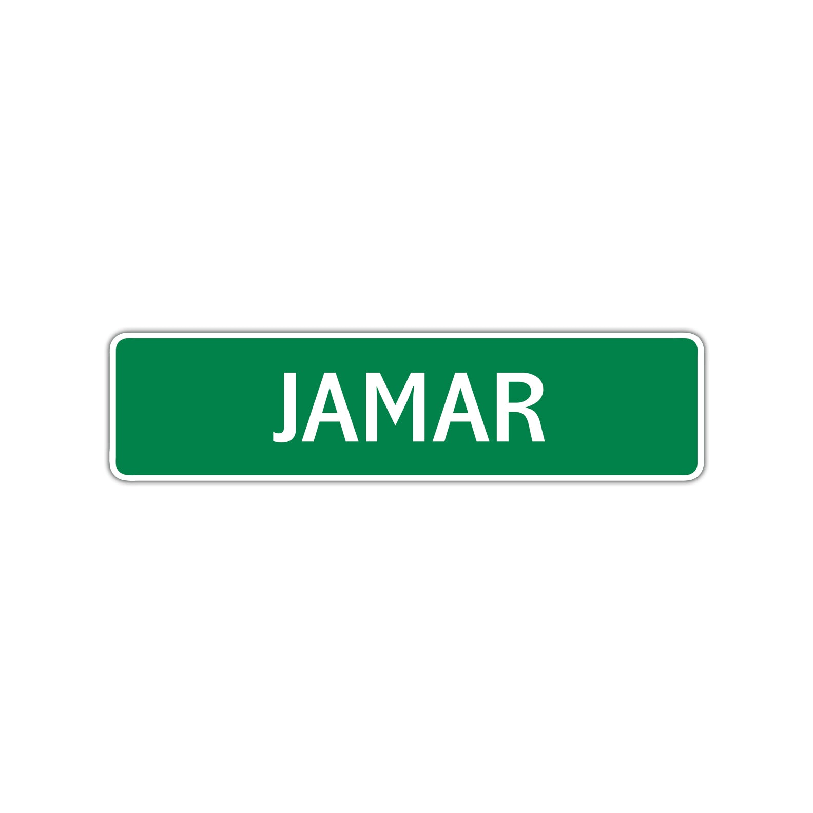 Jamar Street Sign Children Name Room Plate
