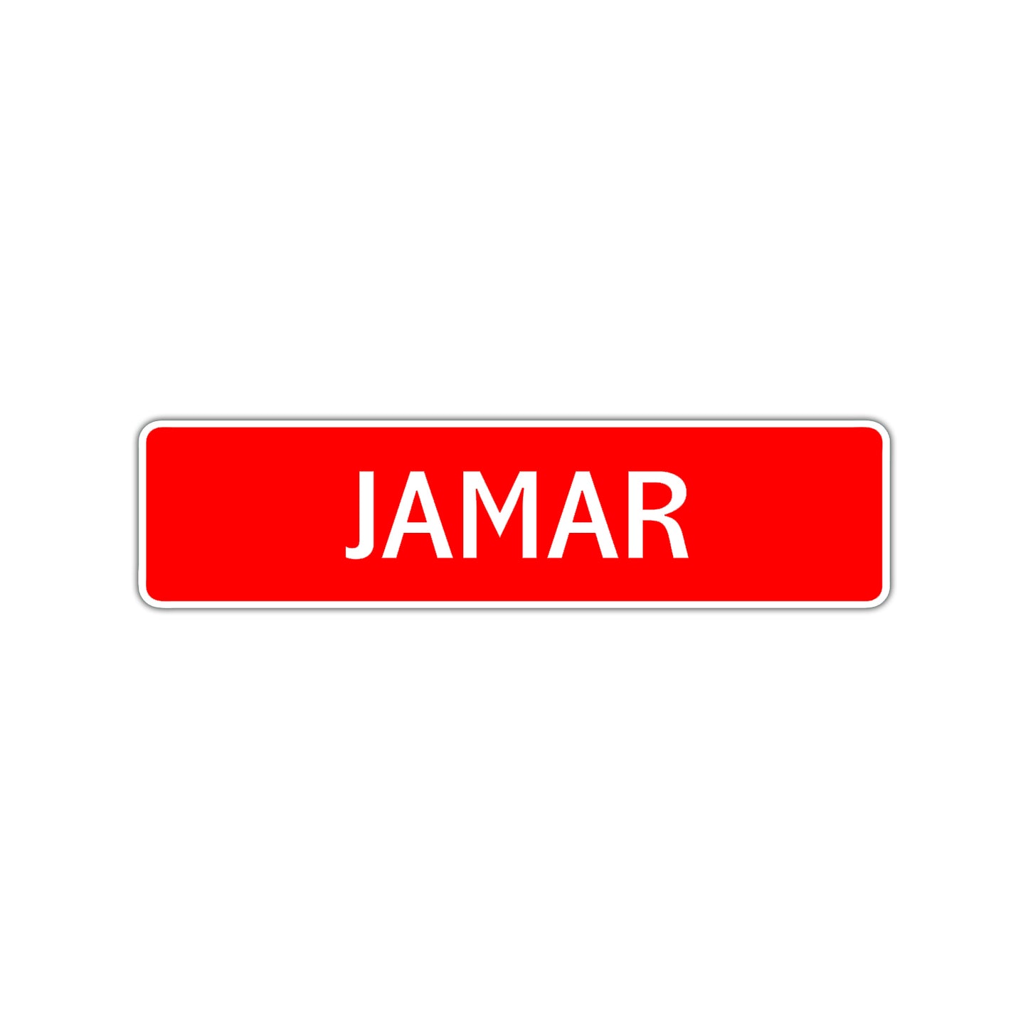 Jamar Street Sign Children Name Room Plate