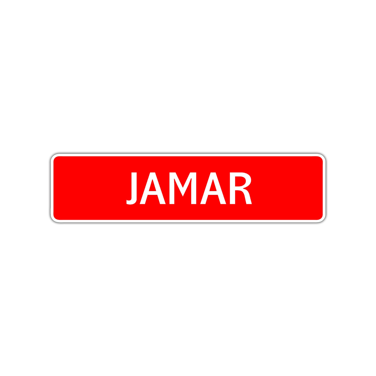 Jamar Street Sign Children Name Room Plate