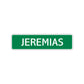 Jeremias Street Sign Children Name Room Plate