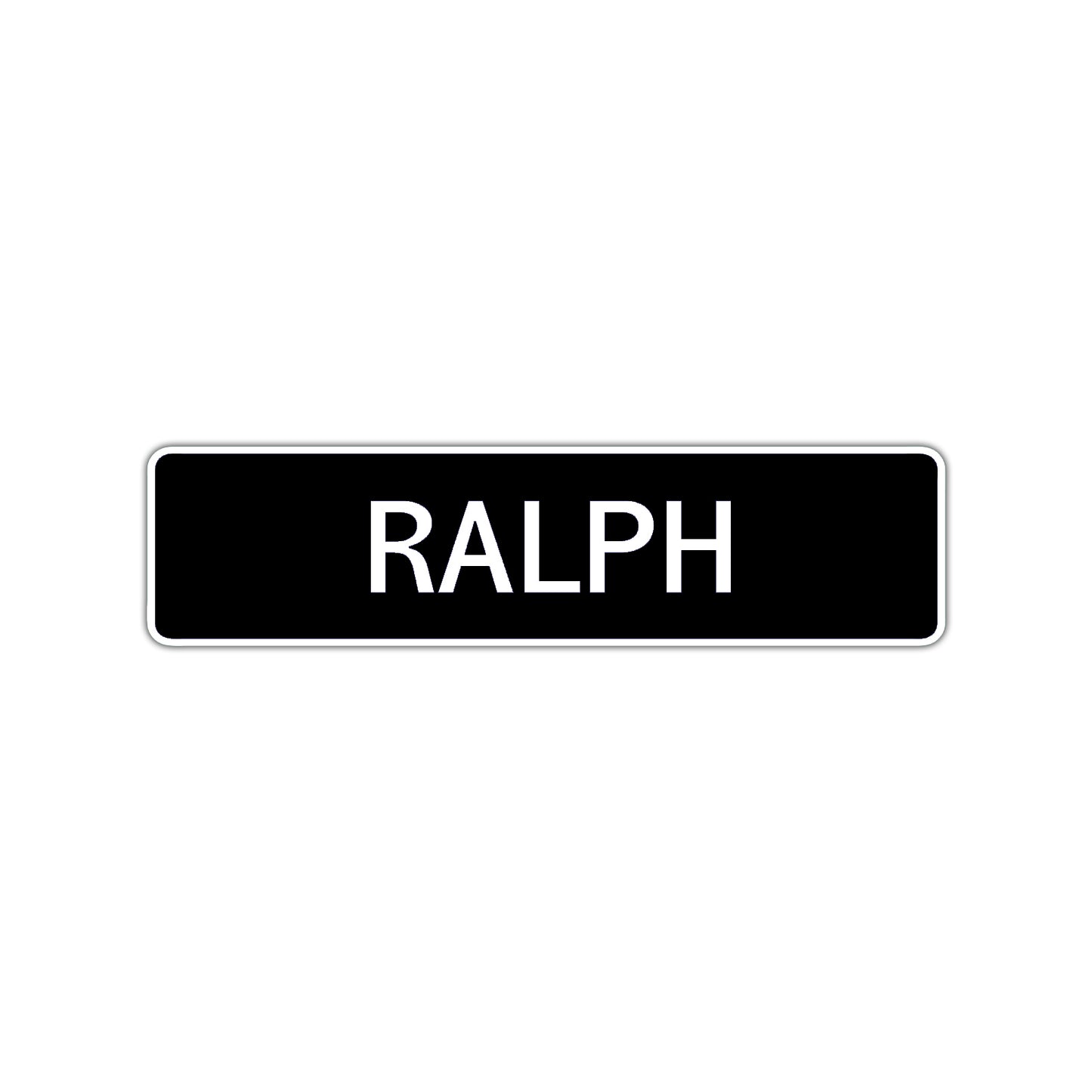 Ralph Street Sign Children Name Room Plate