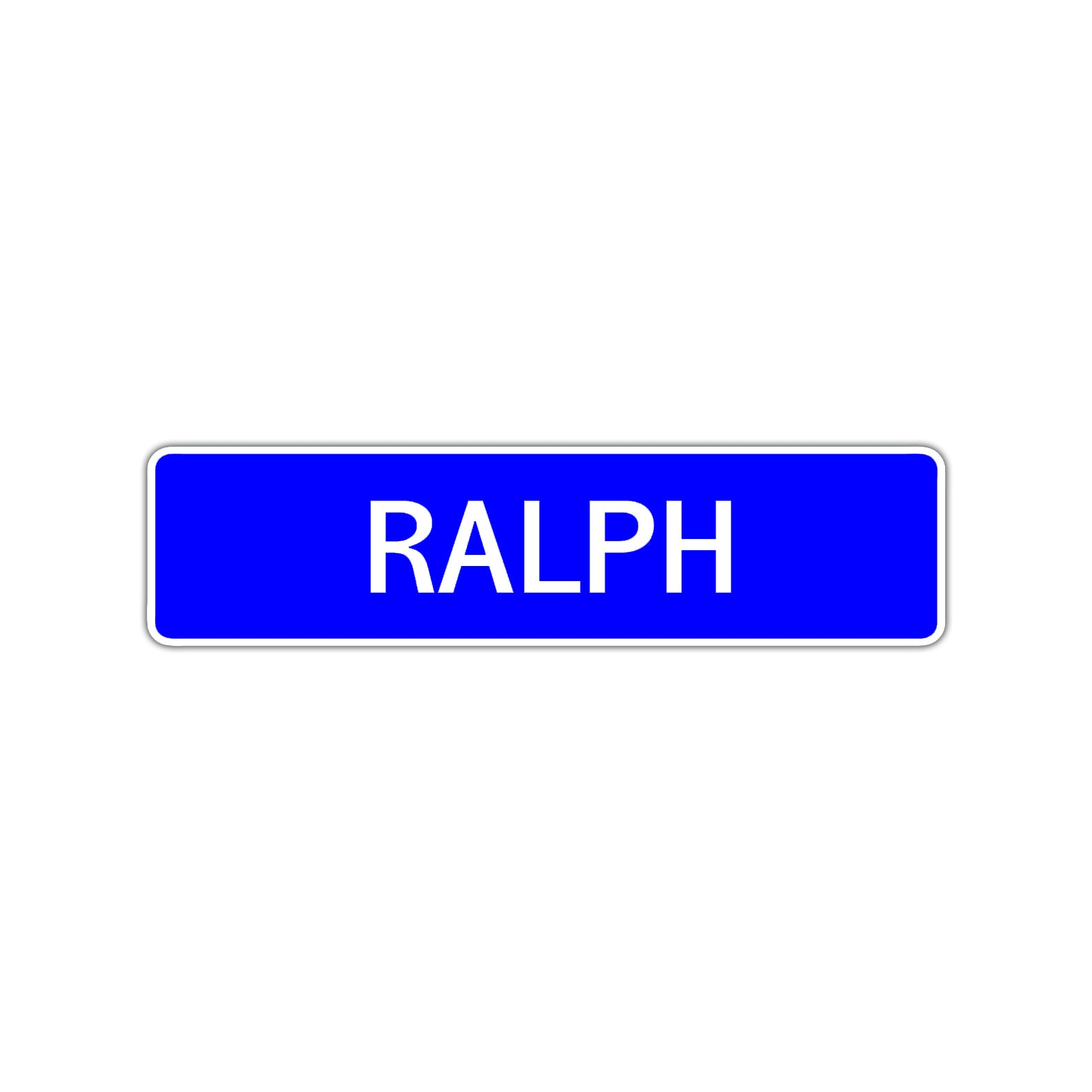 Ralph Street Sign Children Name Room Plate