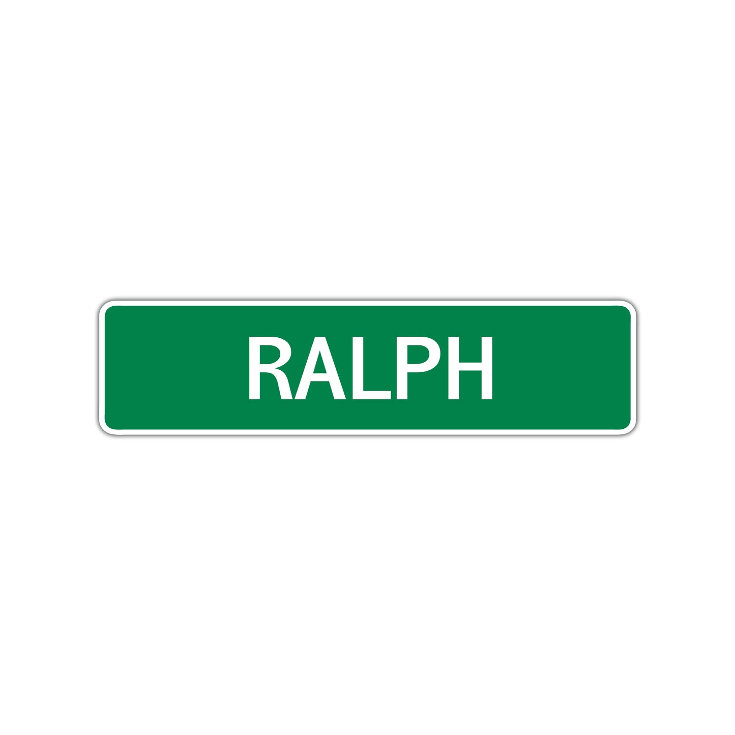 Ralph Street Sign Children Name Room Plate