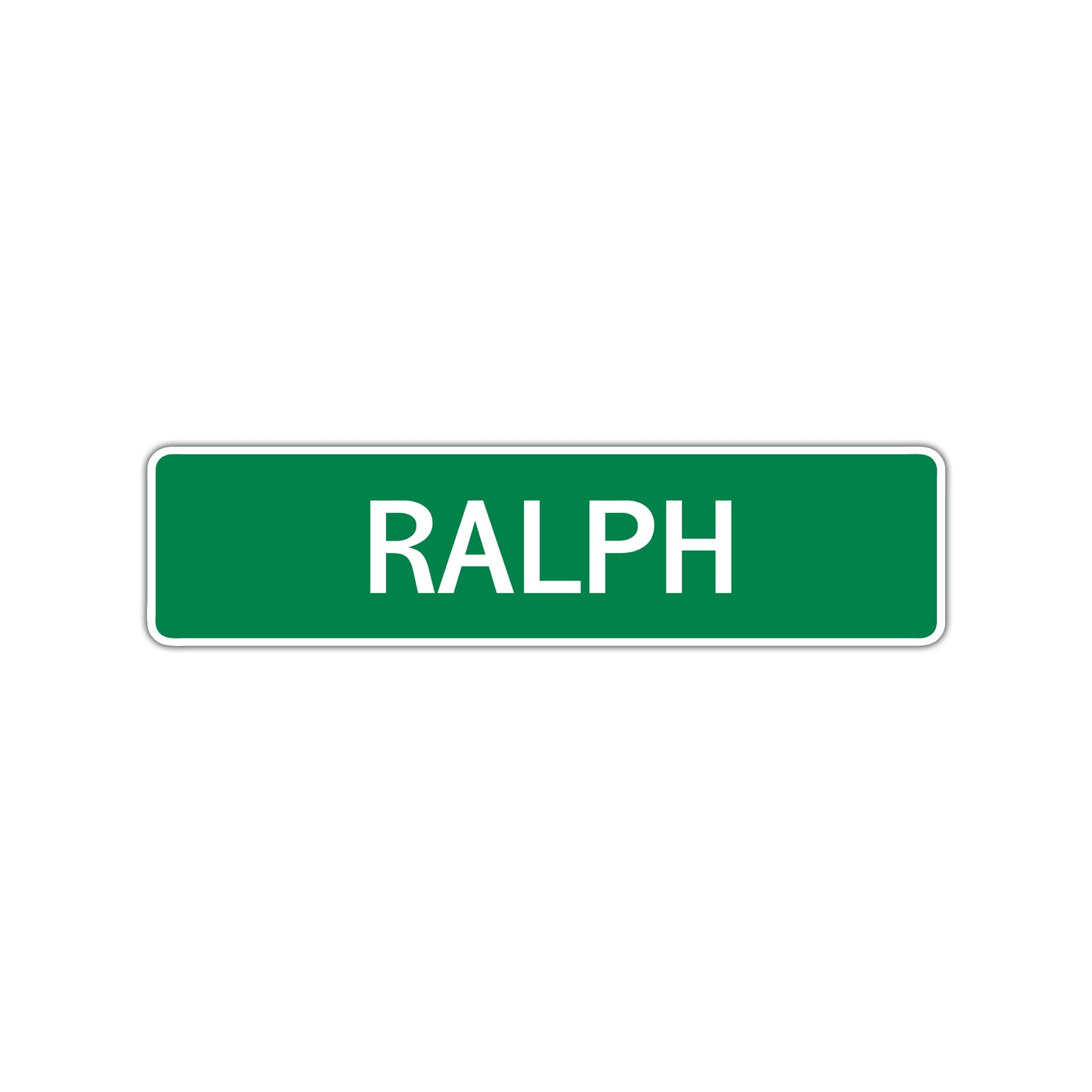 Ralph Street Sign Children Name Room Plate