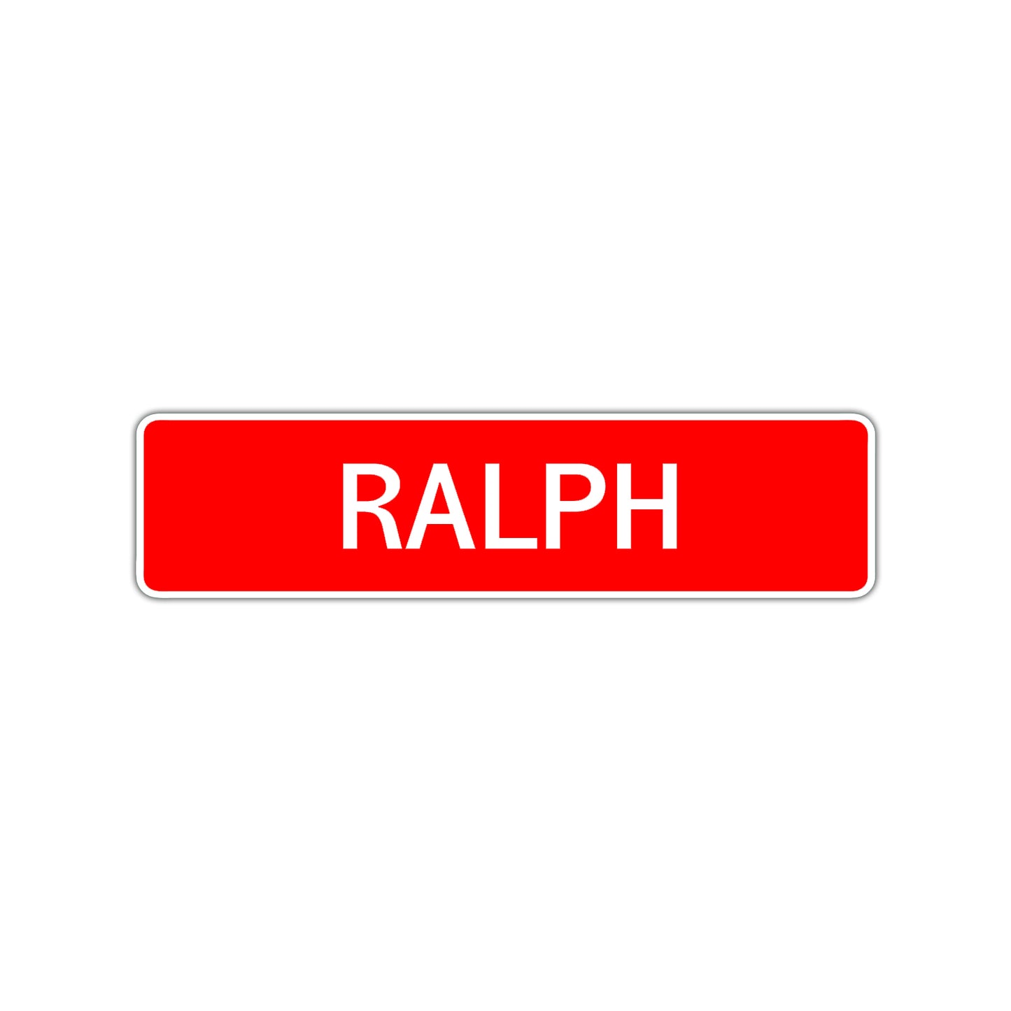 Ralph Street Sign Children Name Room Plate