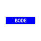 Bode Street Sign Children Name Room Plate