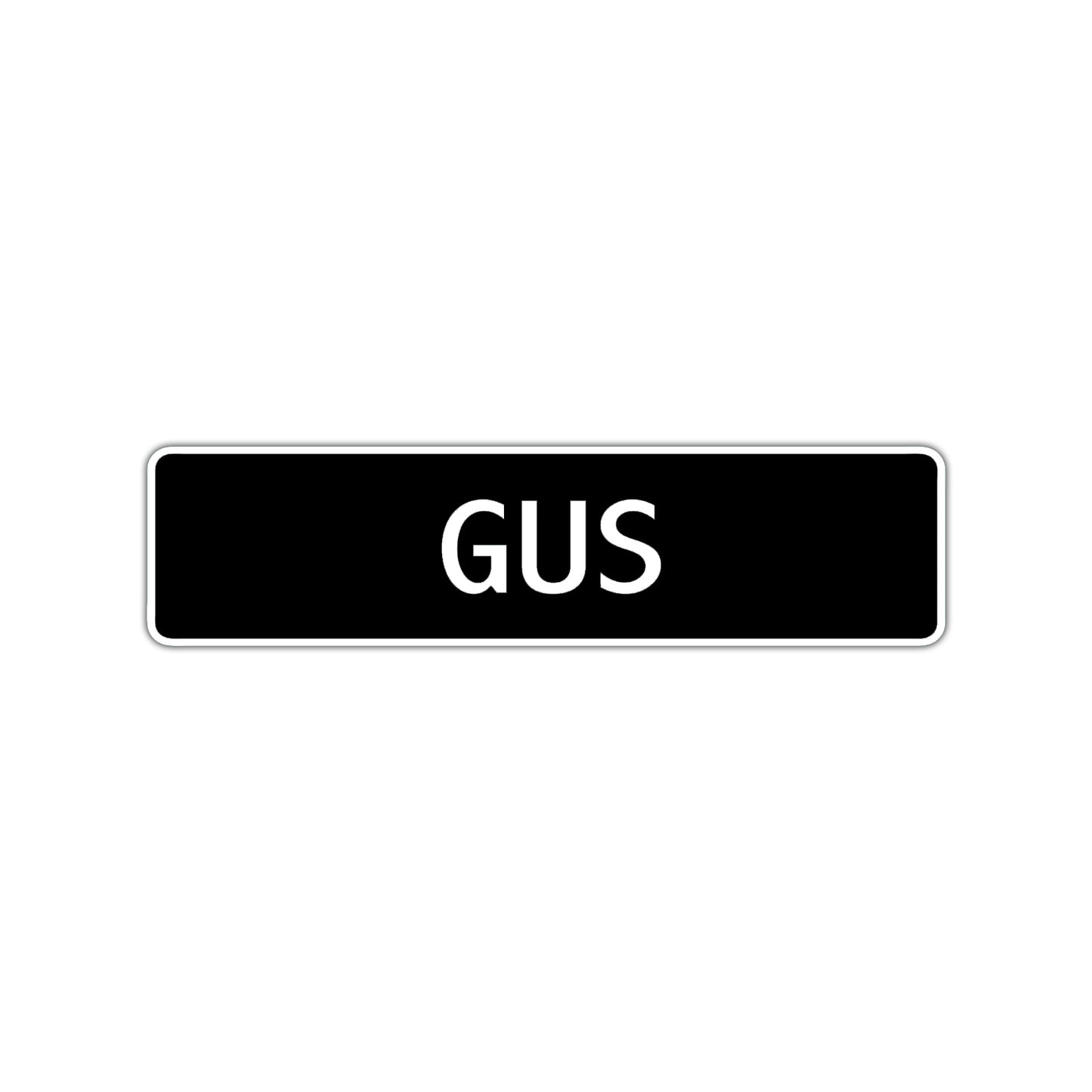 Gus Street Sign Children Name Room Plate