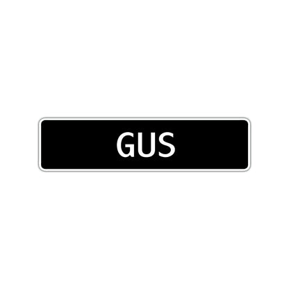 Gus Street Sign Children Name Room Plate