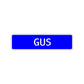 Gus Street Sign Children Name Room Plate