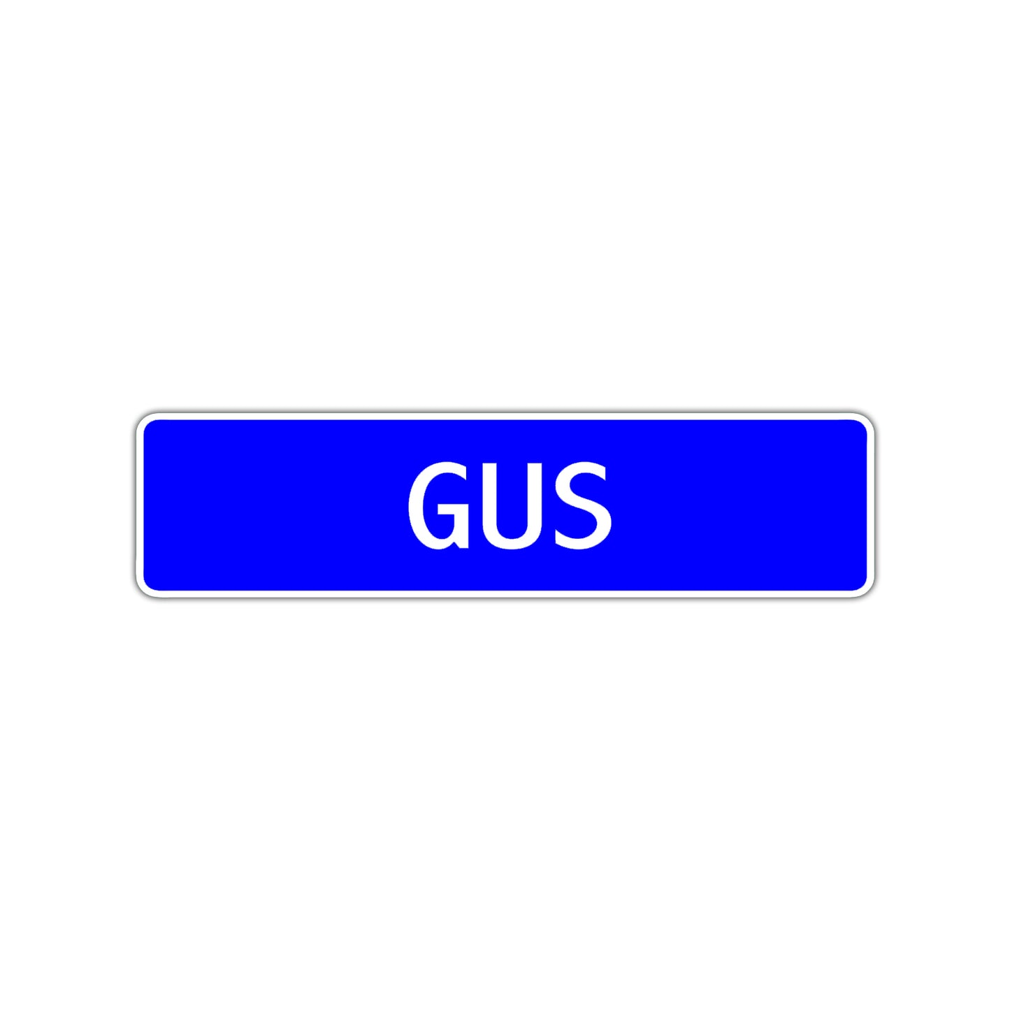 Gus Street Sign Children Name Room Plate