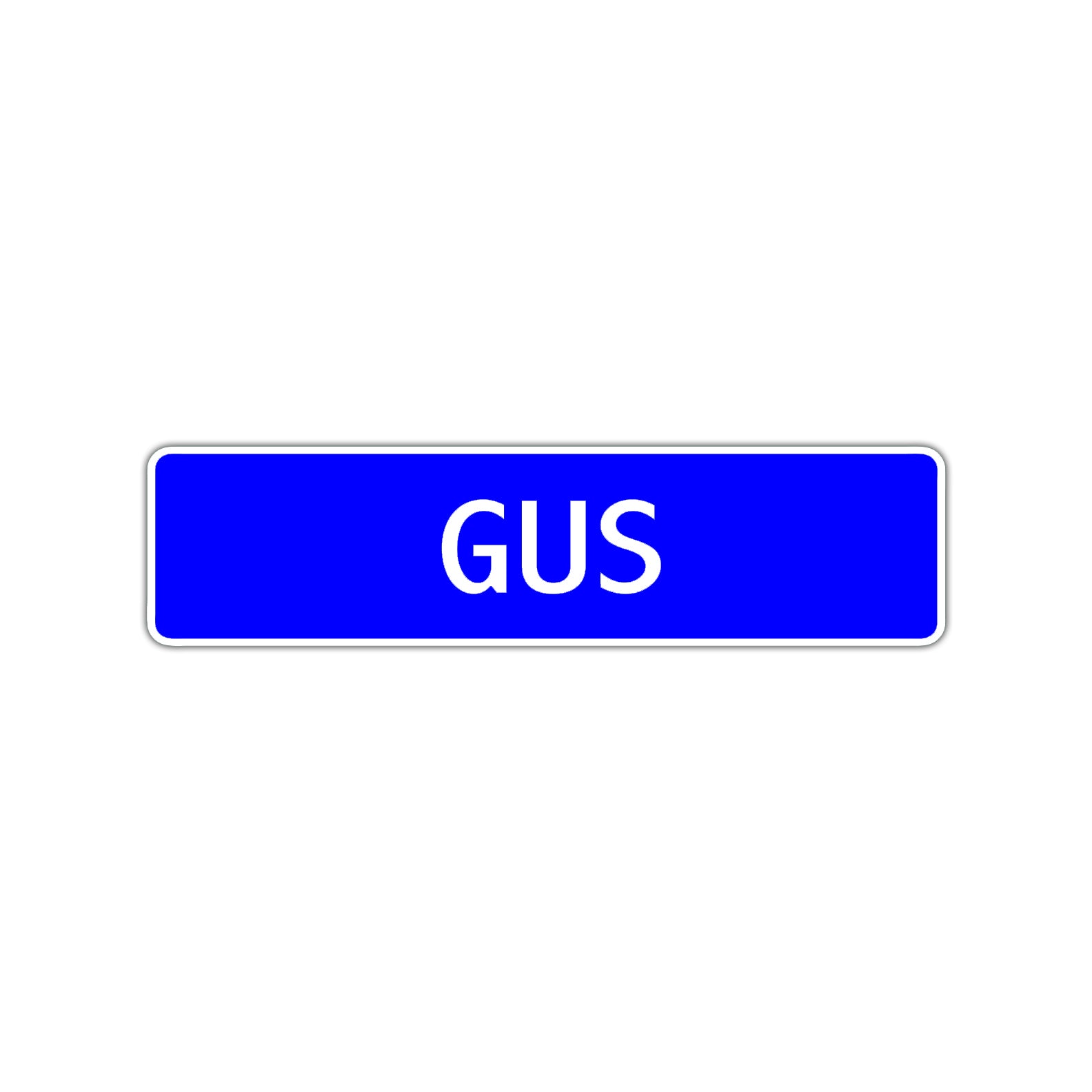 Gus Street Sign Children Name Room Plate