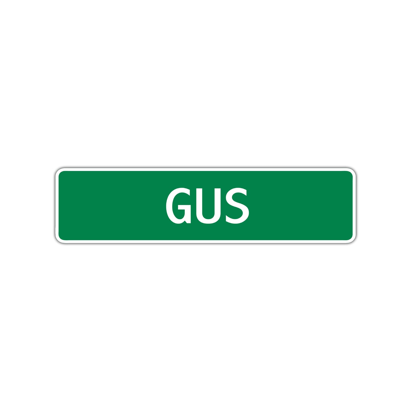 Gus Street Sign Children Name Room Plate