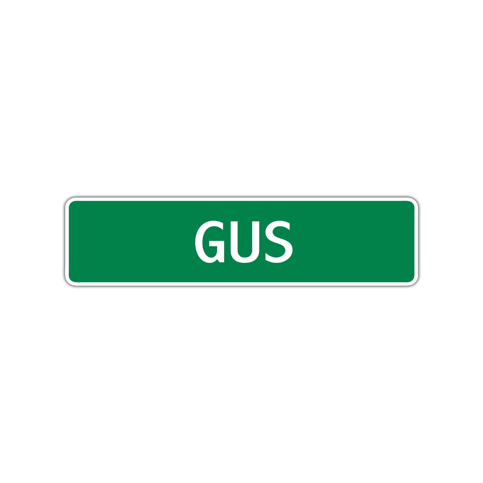 Gus Street Sign Children Name Room Plate