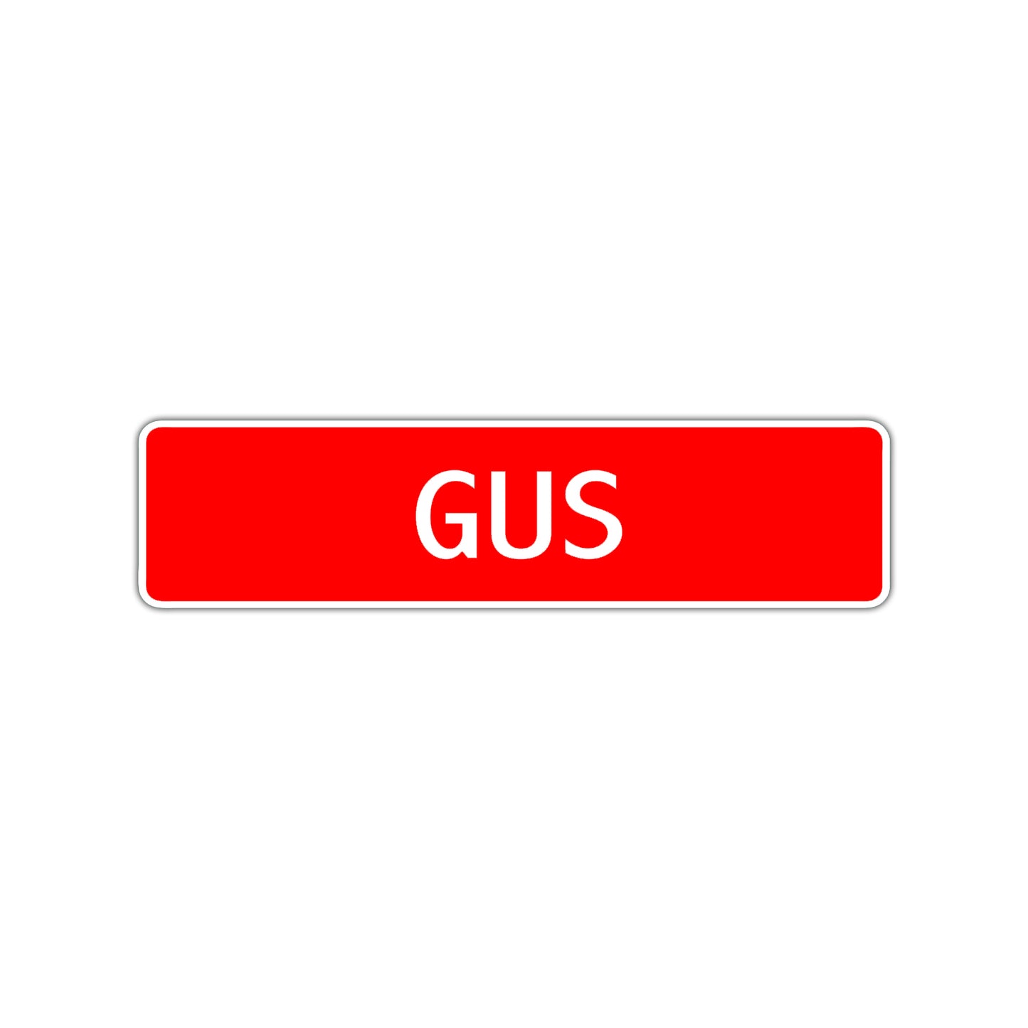 Gus Street Sign Children Name Room Plate
