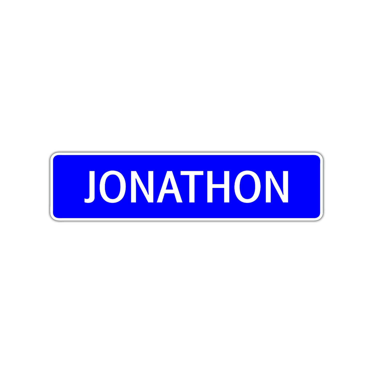 Jonathon Street Sign Children Name Room Plate