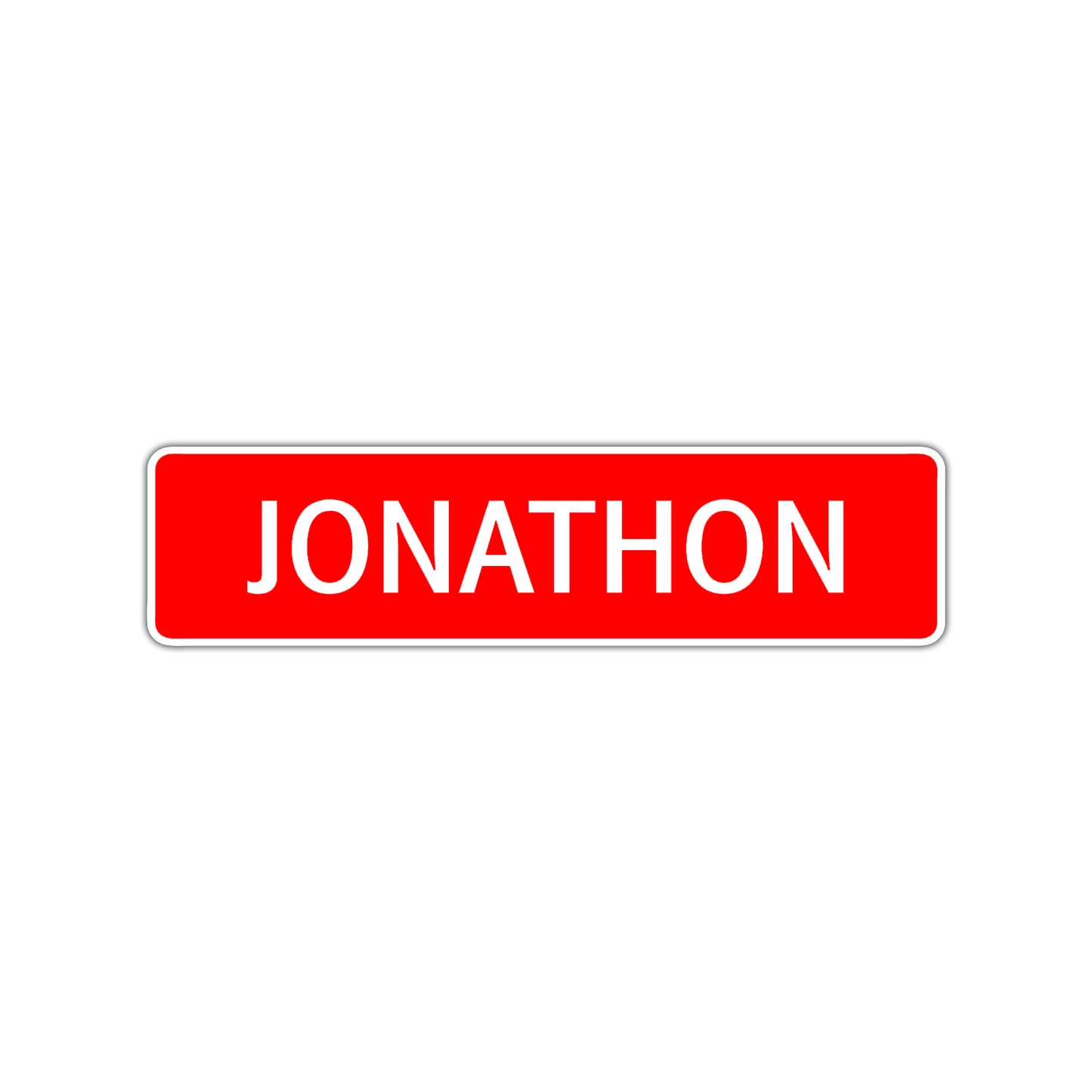 Jonathon Street Sign Children Name Room Plate
