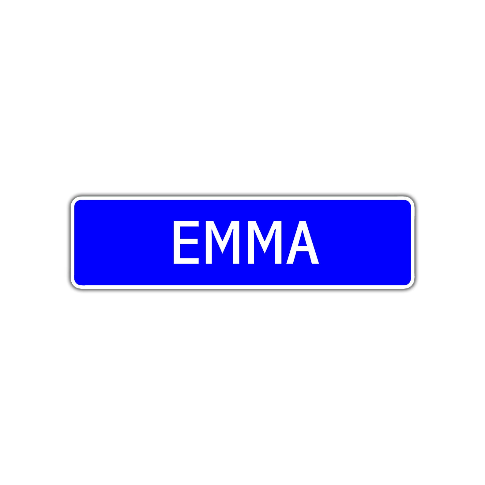Emma Street Sign Children Name Room Plate