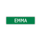 Emma Street Sign Children Name Room Plate
