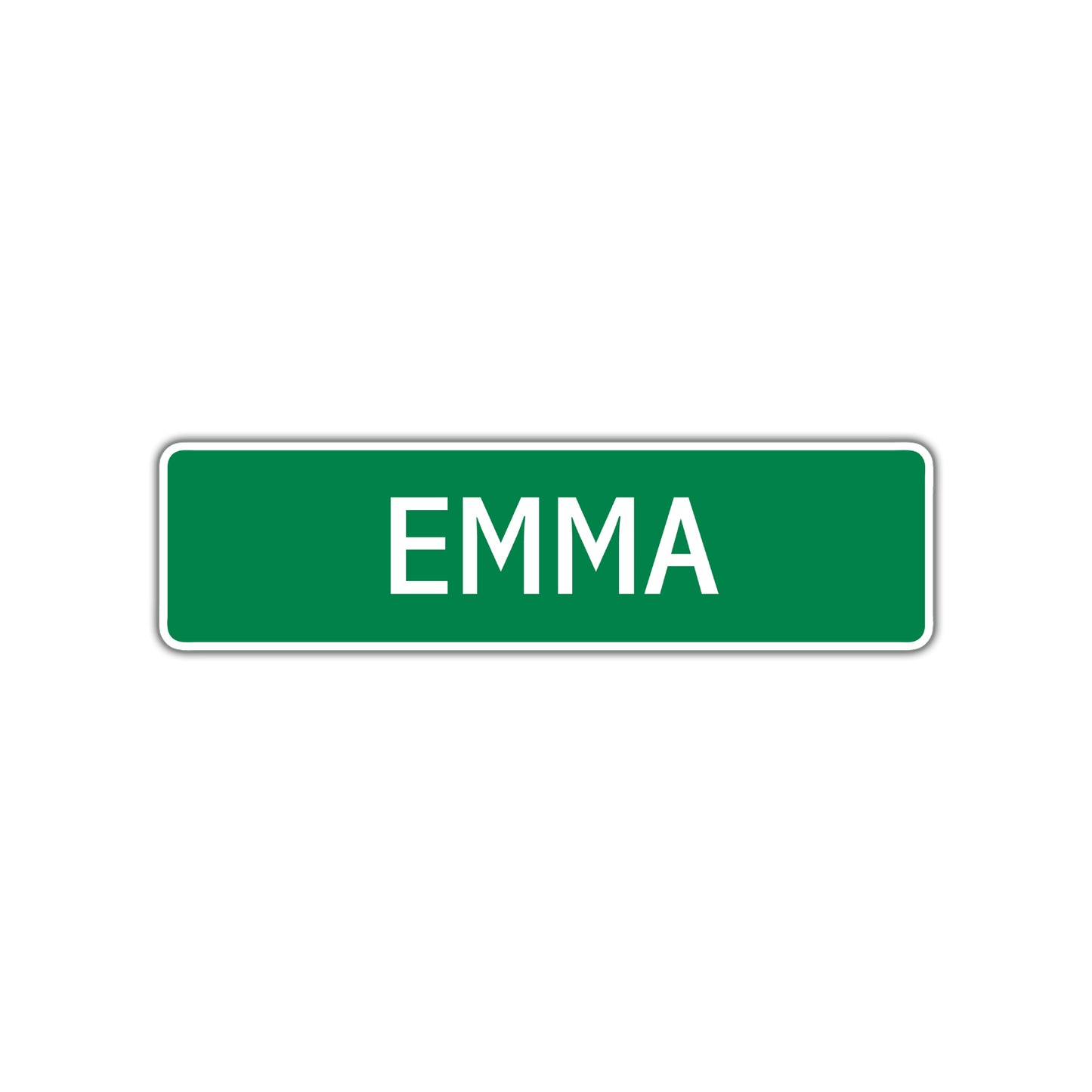Emma Street Sign Children Name Room Plate