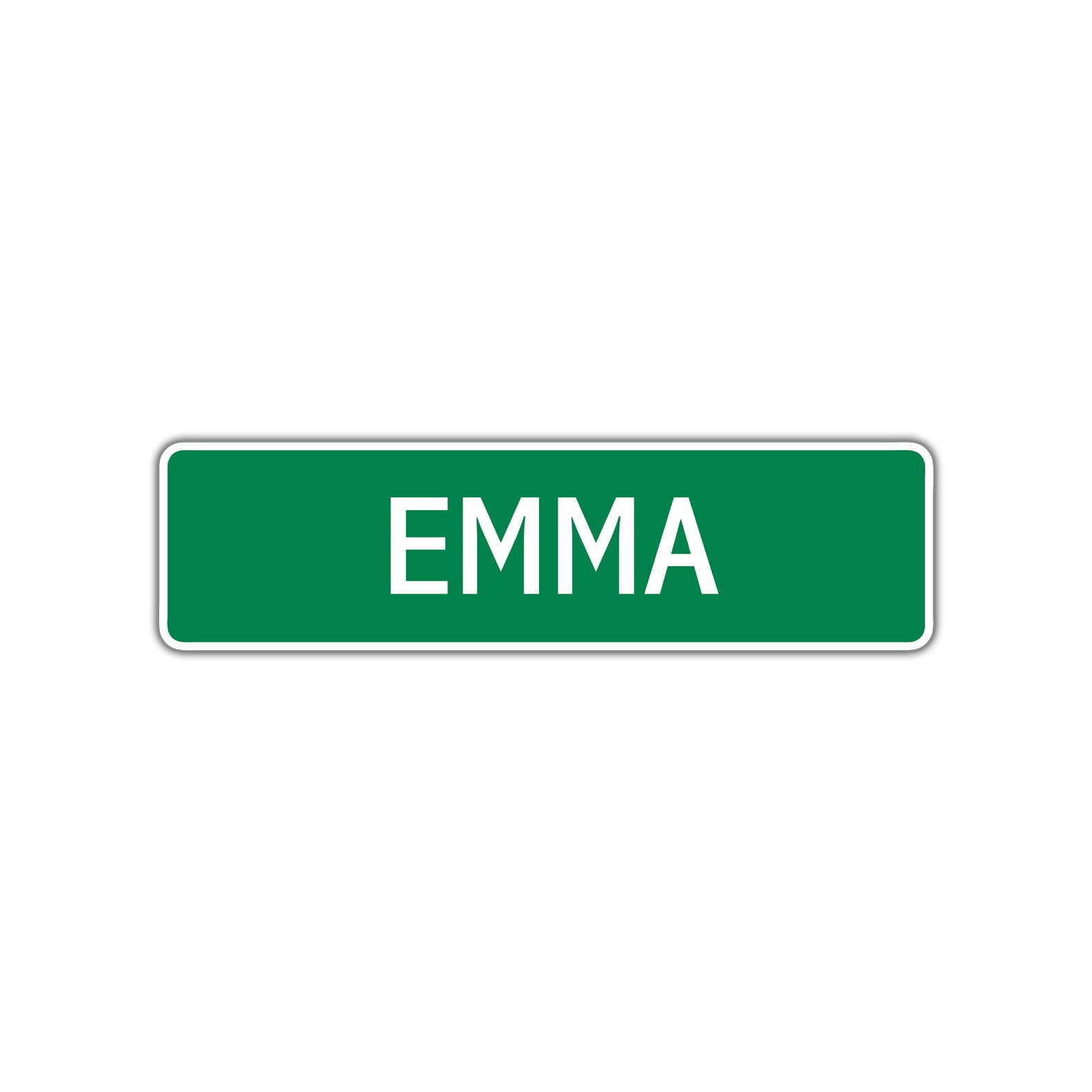 Emma Street Sign Children Name Room Plate