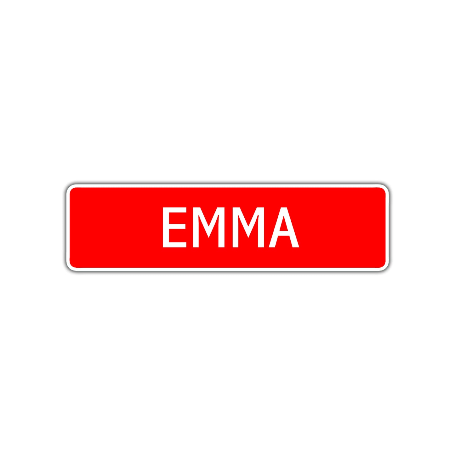Emma Street Sign Children Name Room Plate