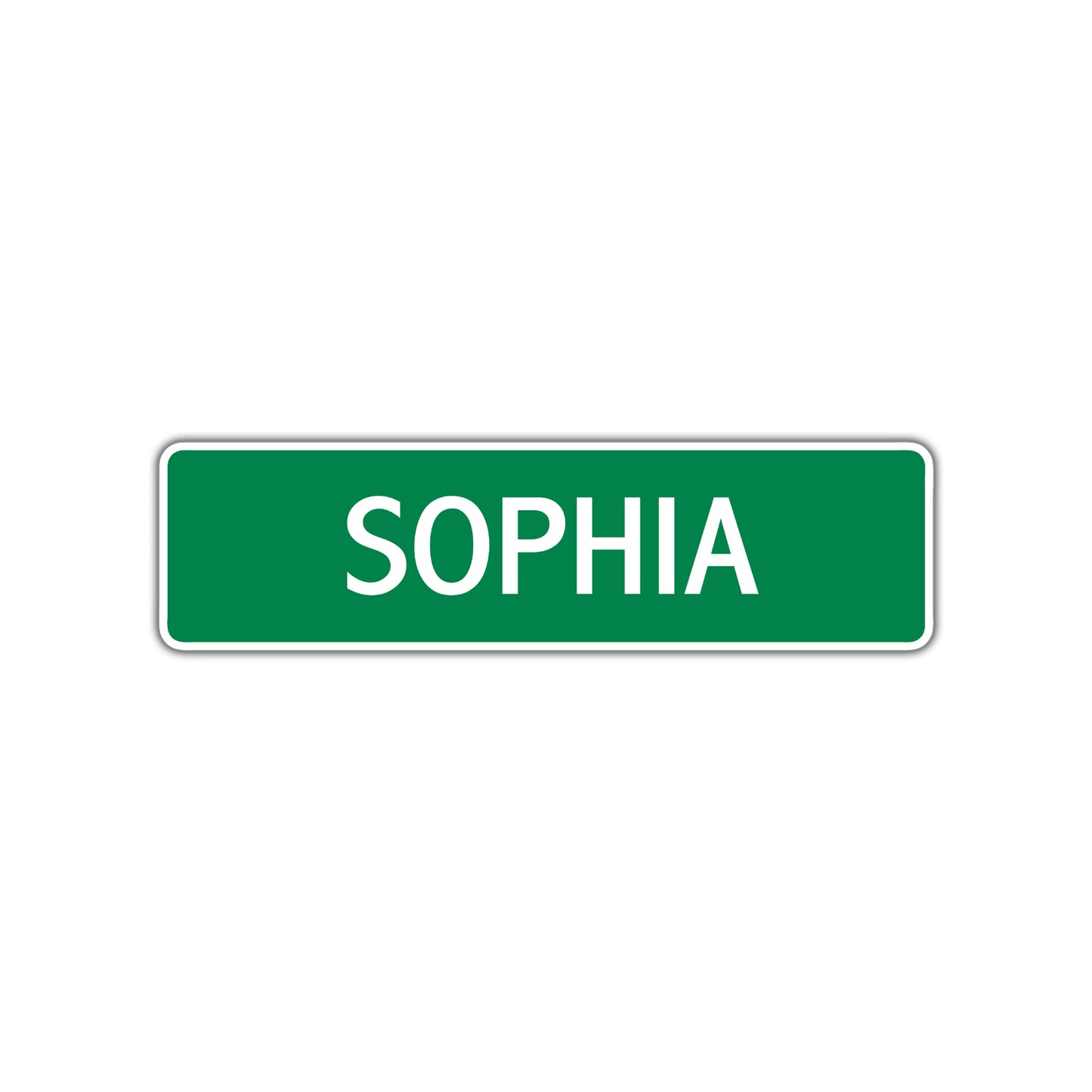 Sophia Street Sign Children Name Room Plate