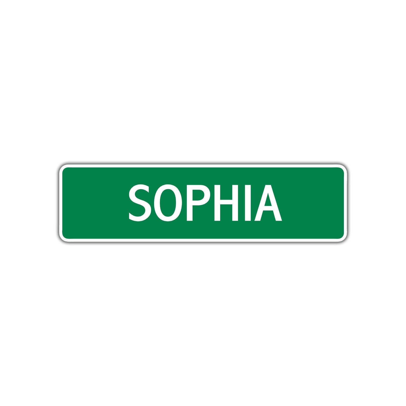Sophia Street Sign Children Name Room Plate