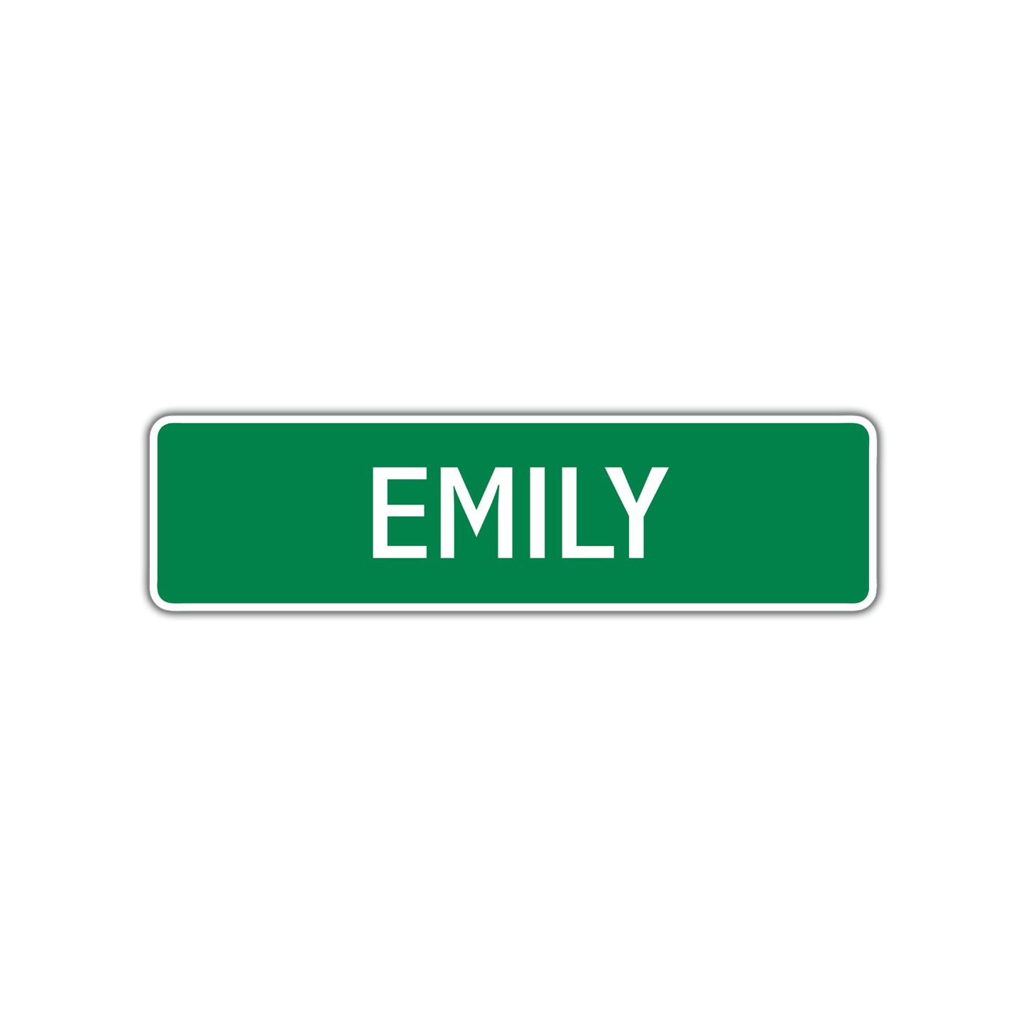 Emily Street Sign Children Name Room Plate