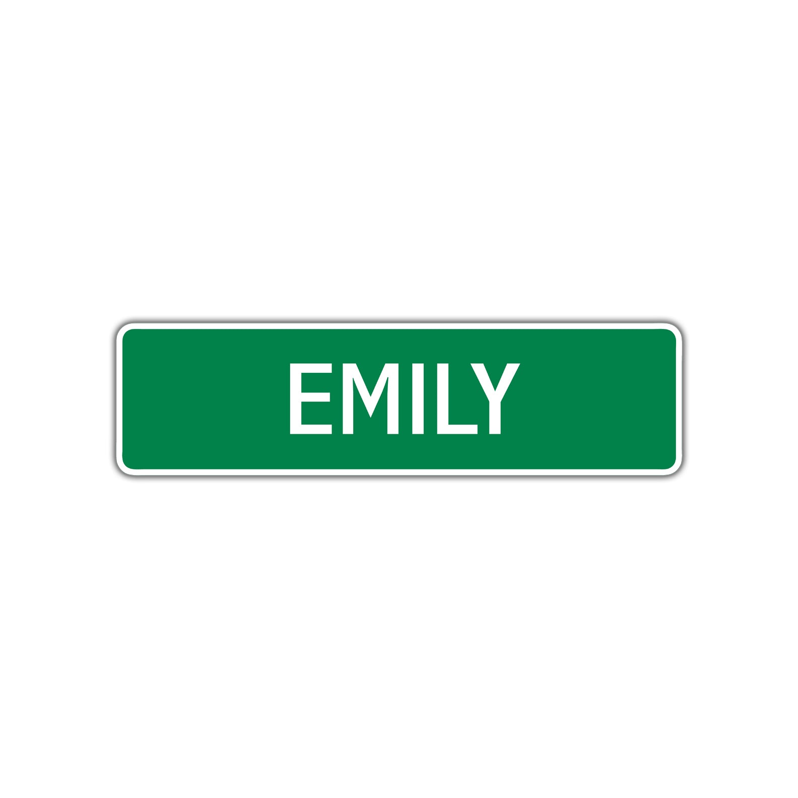 Emily Street Sign Children Name Room Plate