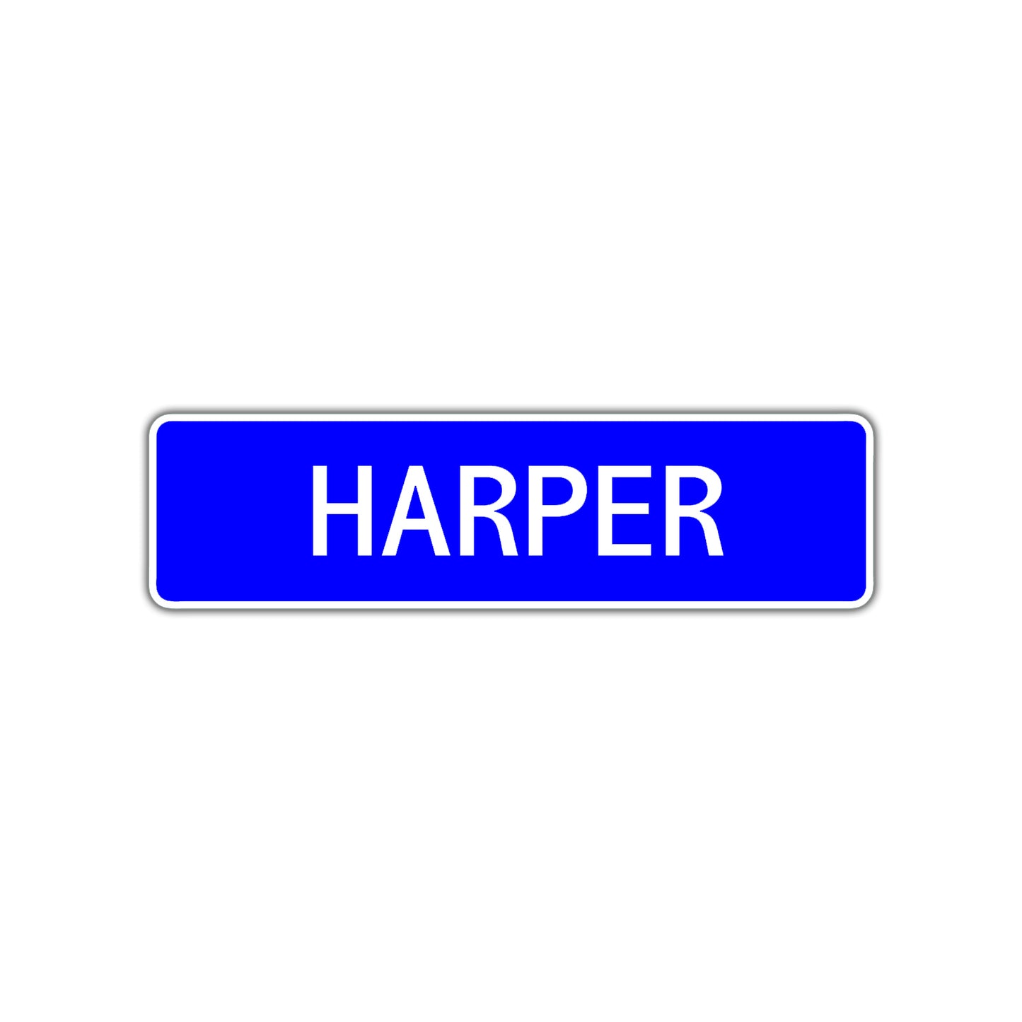 Harper Street Sign Children Name Room Plate