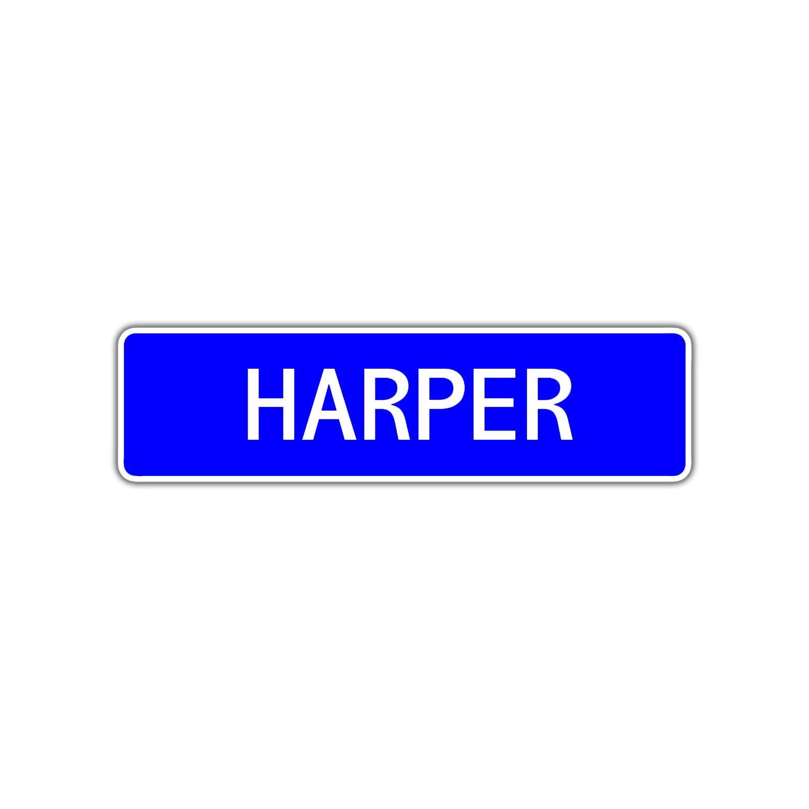 Harper Street Sign Children Name Room Plate