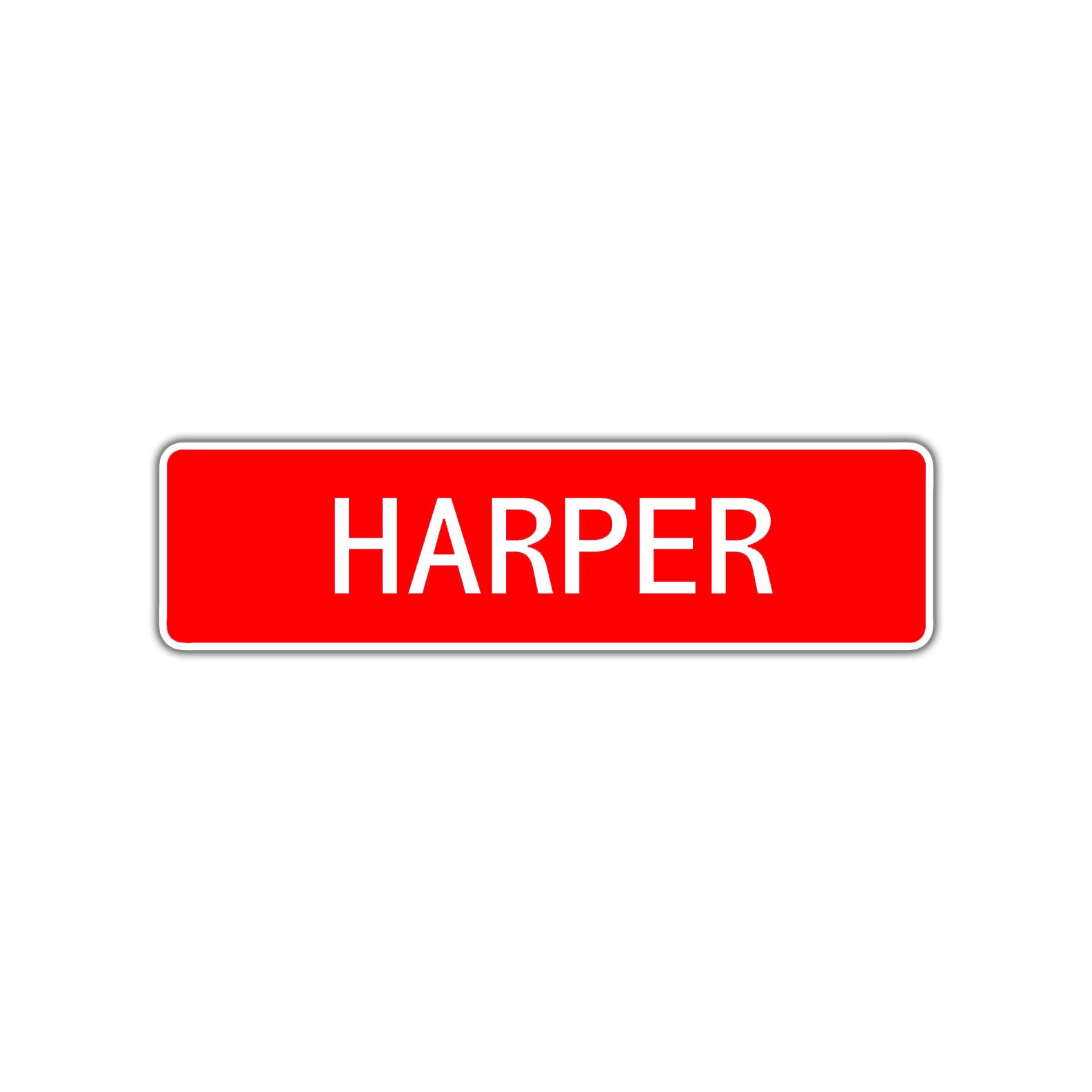 Harper Street Sign Children Name Room Plate