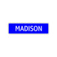 Madison Street Sign Children Name Room Plate