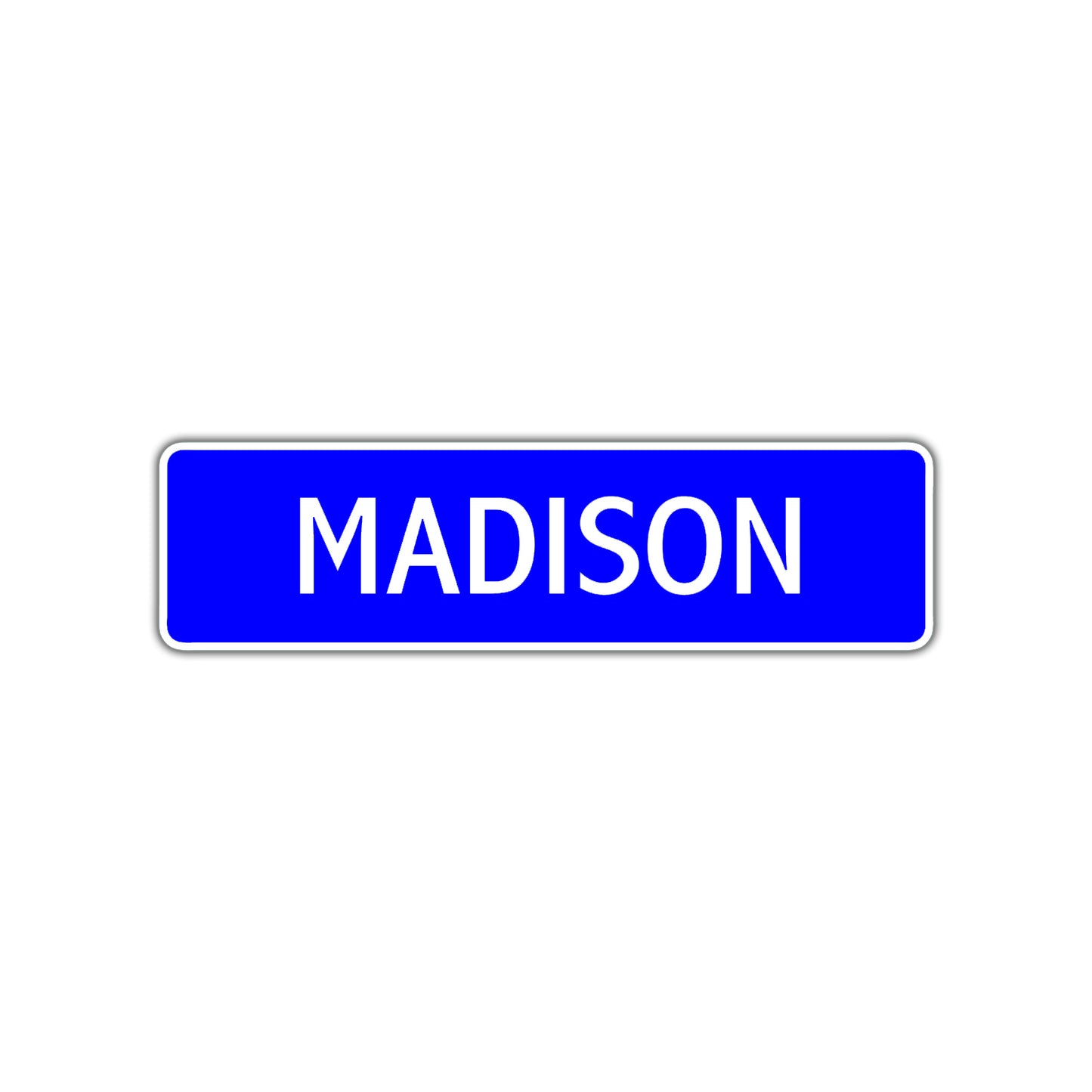 Madison Street Sign Children Name Room Plate