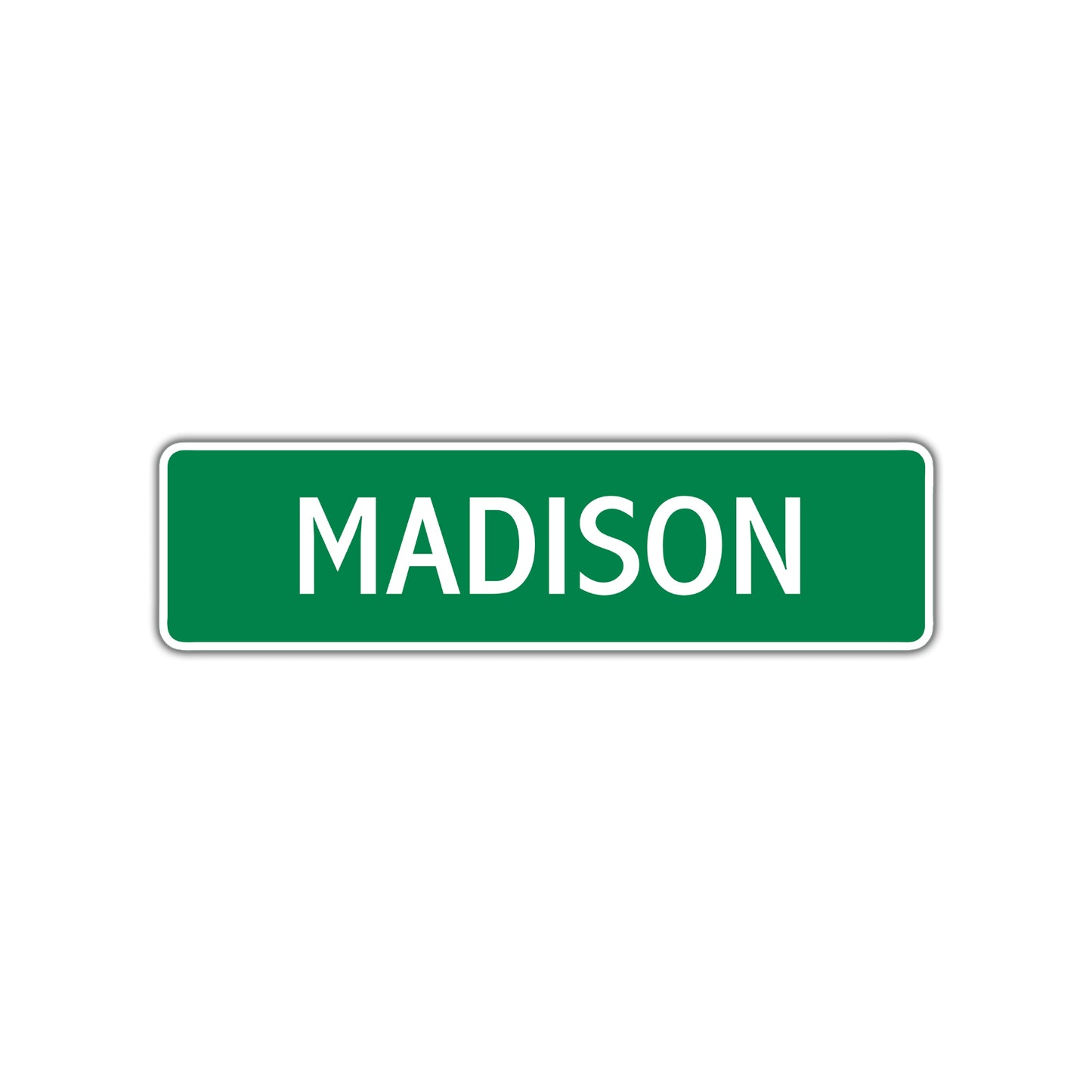 Madison Street Sign Children Name Room Plate