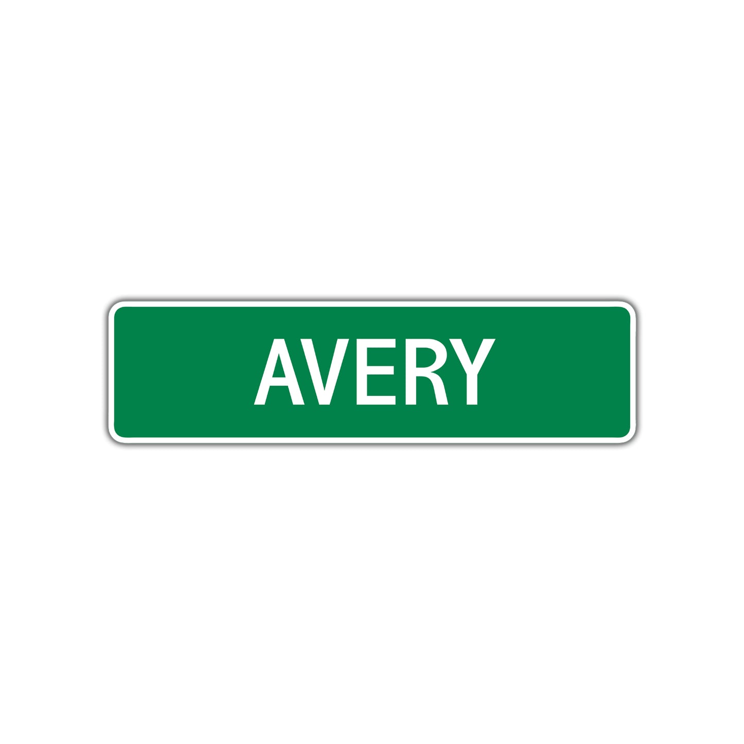 Avery Street Sign Children Name Room Plate