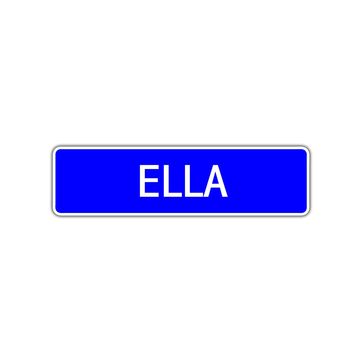 Ella Street Sign Children Name Room Plate