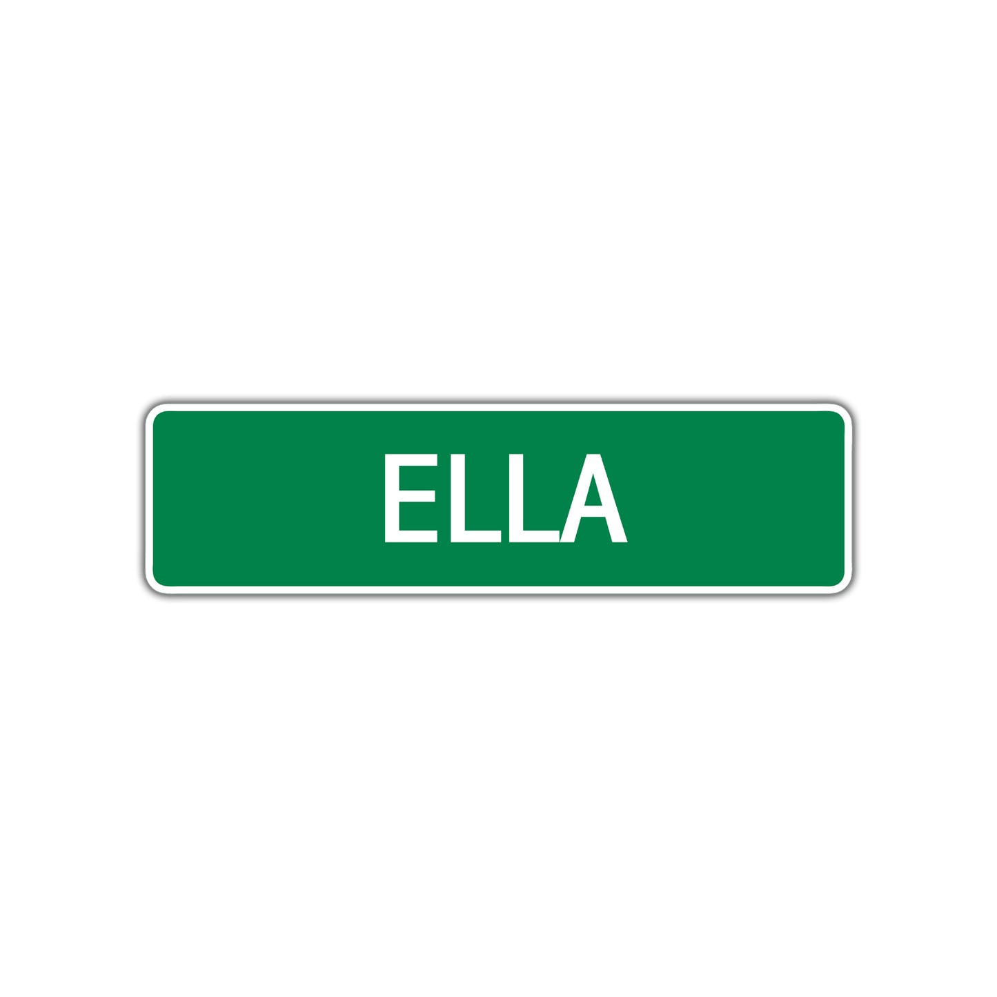 Ella Street Sign Children Name Room Plate