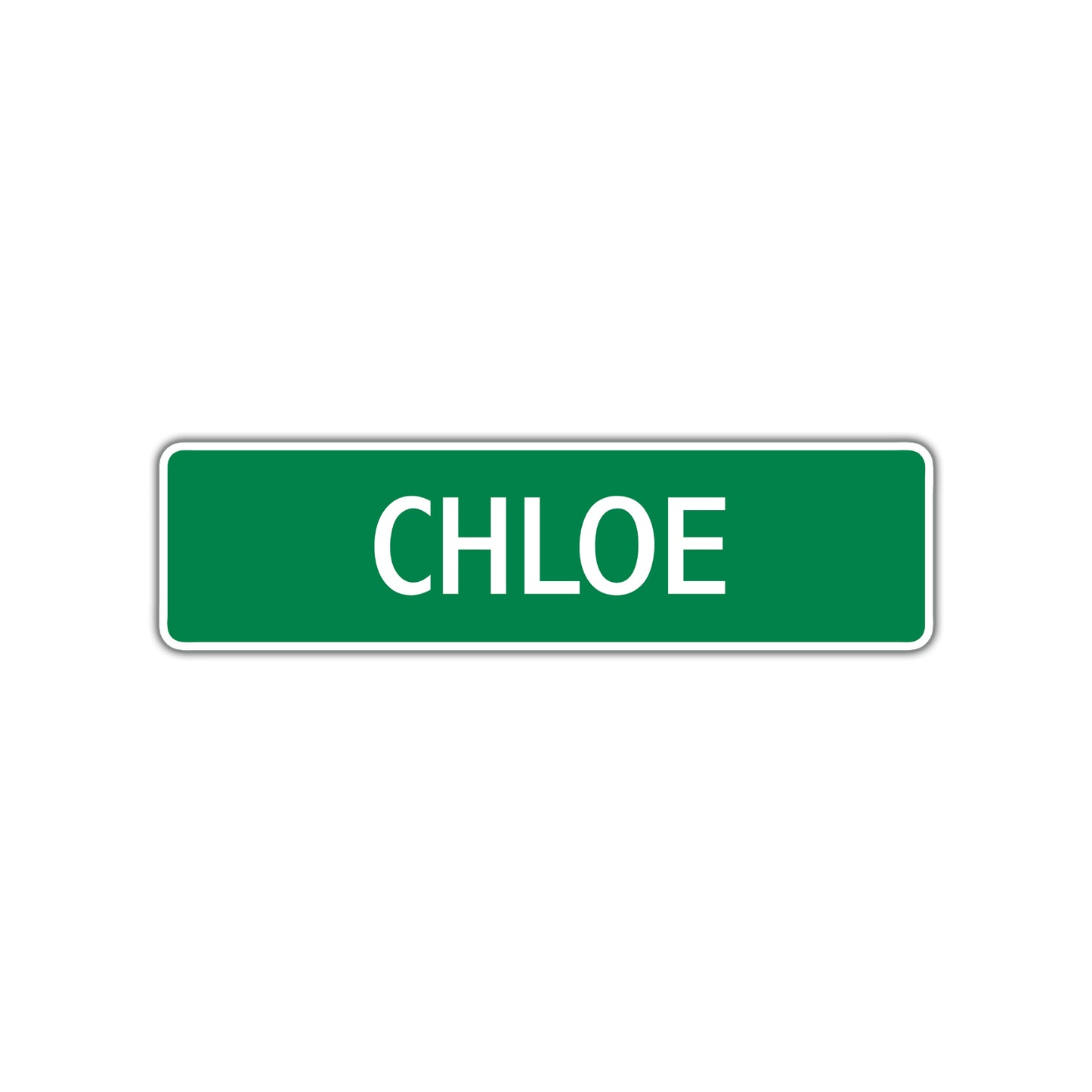 Chloe Street Sign Children Name Room Plate