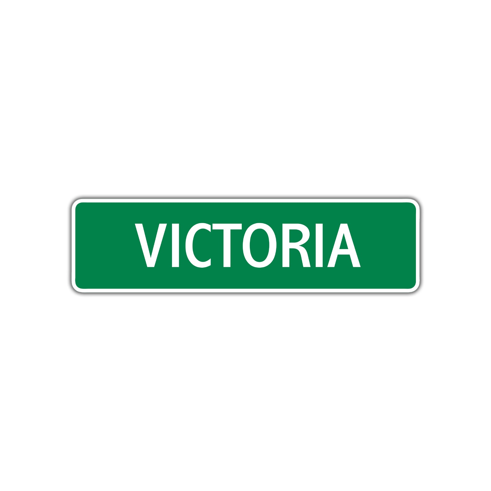 Victoria Street Sign Children Name Room Plate
