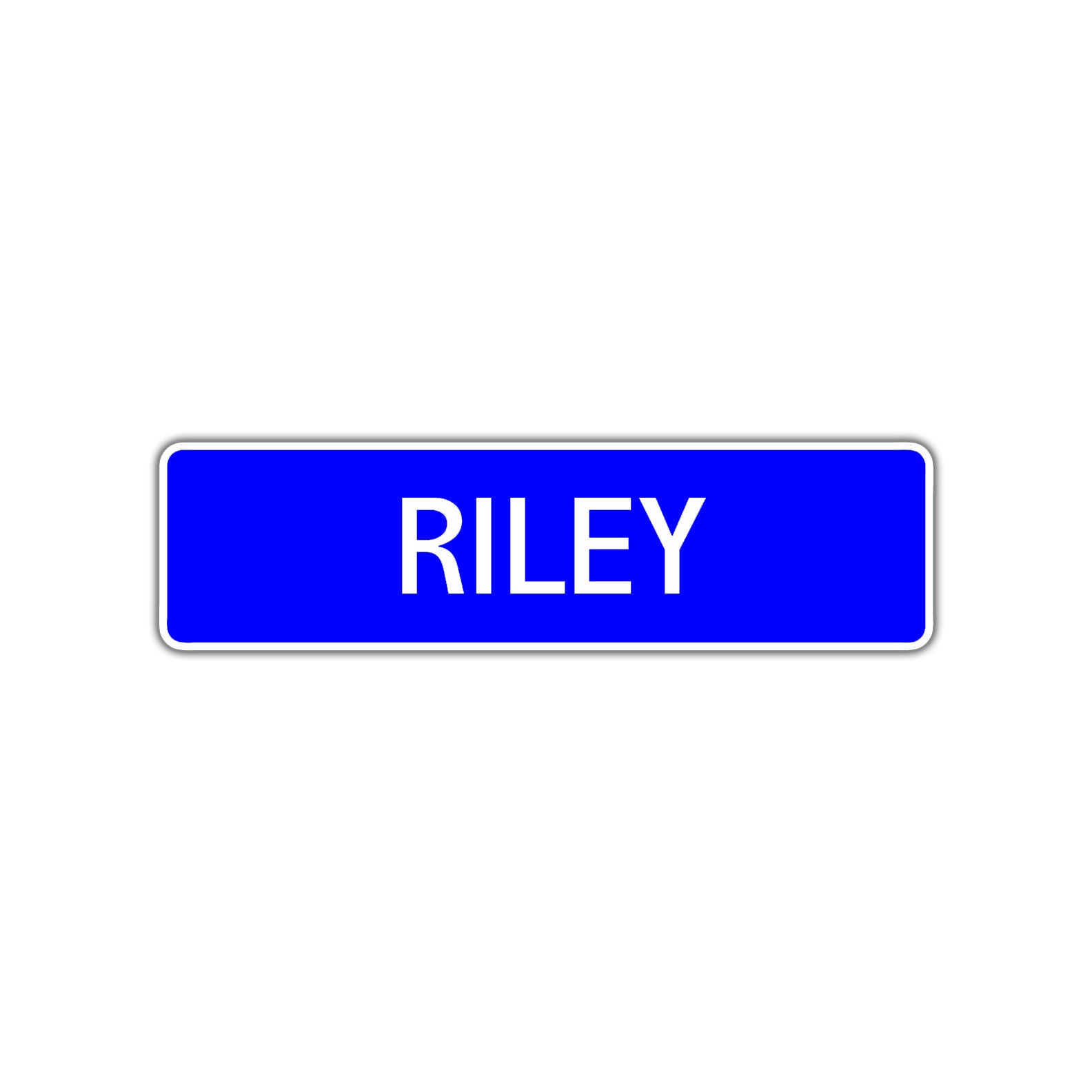 Riley Street Sign Children Name Room Plate
