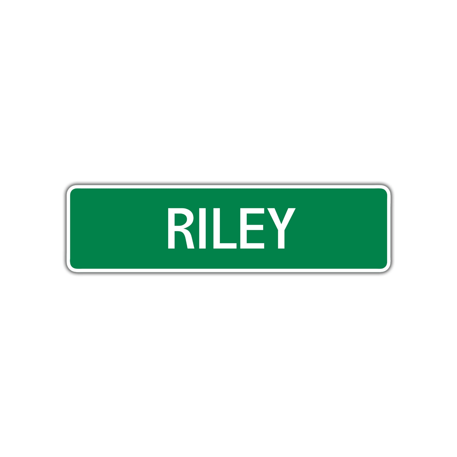 Riley Street Sign Children Name Room Plate