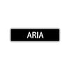 Aria Street Sign Children Name Room Plate