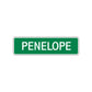 Penelope Street Sign Children Name Room Plate